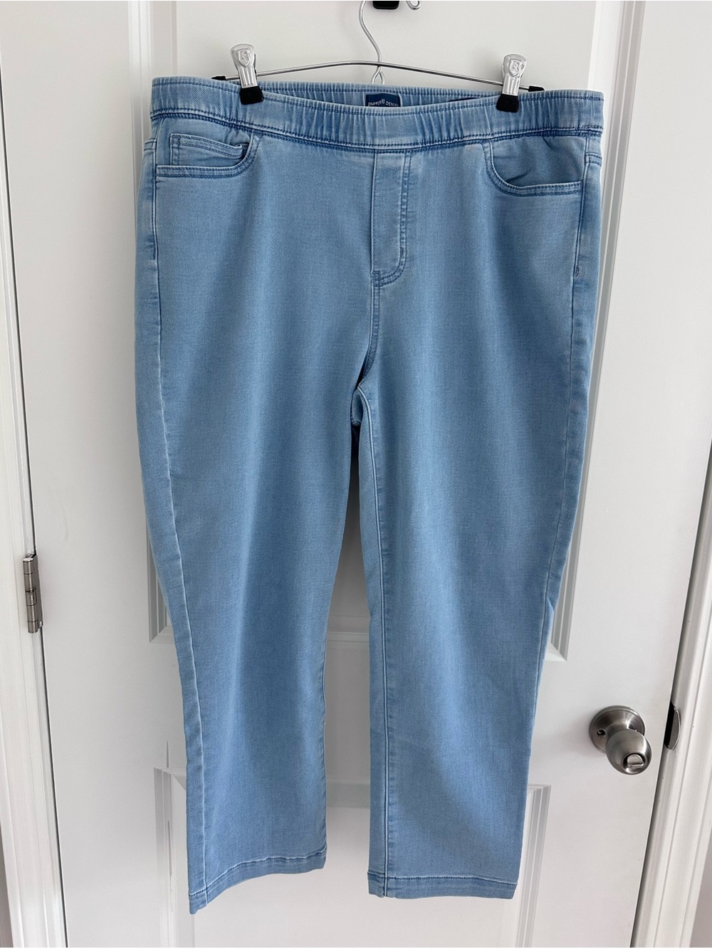 J. Jill PureJill Denim Pull-On Pants – Light Wash, Slim Ankle (M Petite) 👖✨